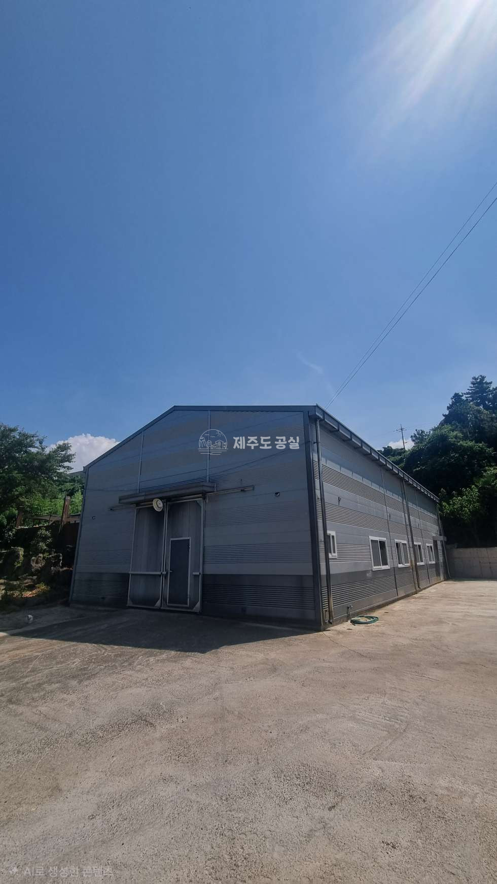 제주 제주시 애월읍 광령리 [애월읍광령리] 제주관광대학교인근/평화로/넓은나대지/제조업가능/60평/근생창고/임대 연세 매물번호 11293 사진 1